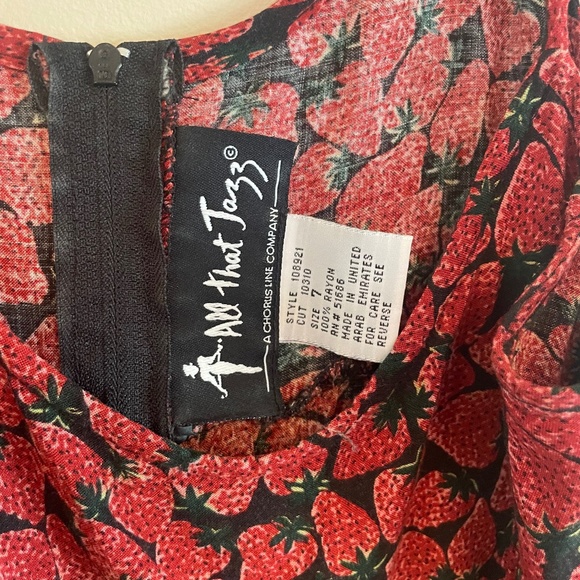All That Jazz Adorable Strawberry Dress - Picture 5 of 5